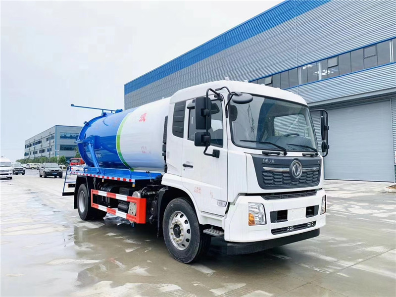 東風天錦12方清洗吸污車可收集、中轉(zhuǎn)清理運輸污泥、污水